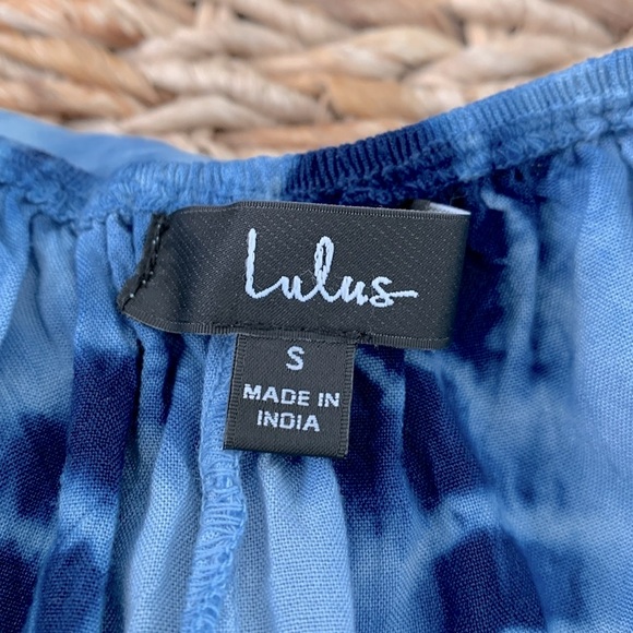 Lulus On the Groove Tie-dye Tie-back Split Leg Jumpsuit - Picture 13 of 16